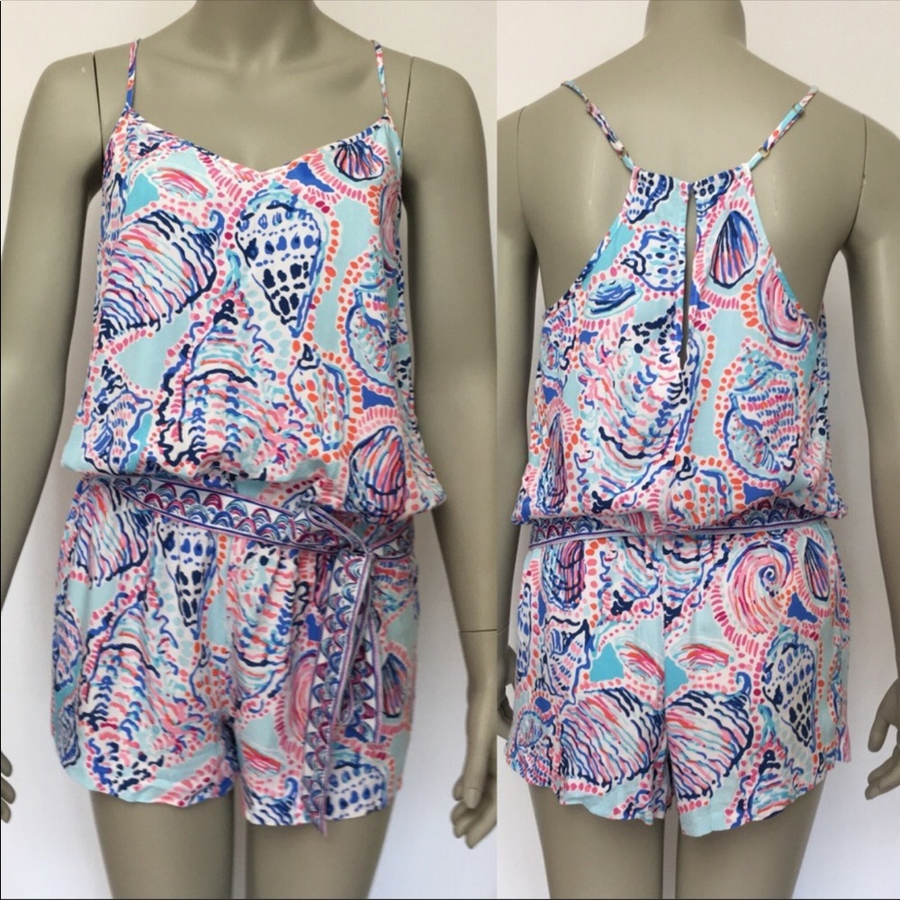 Lilly Pulitzer Shell Me About It Romper